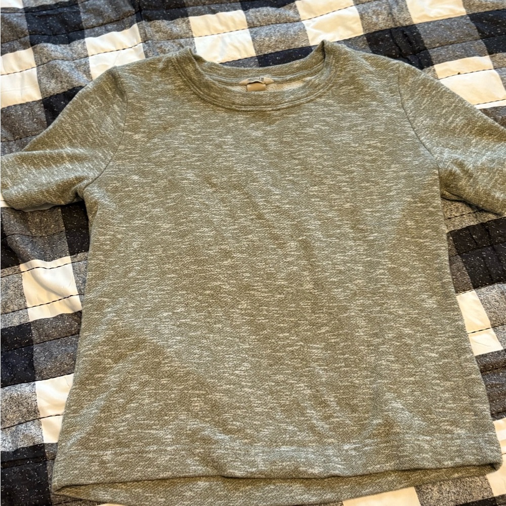 Duluth Trading Co Olive Knit Top